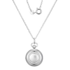 Collier en argent et Zircon (Adela Silber)