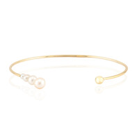 Bracelet en argent et Perle blanche de culture d'eau douce
