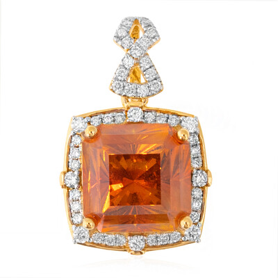 Pendentif en or et Sphalérite (AMAYANI)