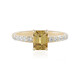 Bague en or et Zircon jaune