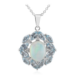 Collier en argent et Opale Welo