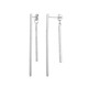Boucles d'oreilles en argent et Zircon