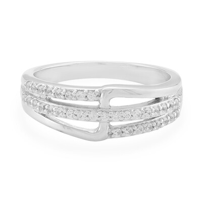 Bague en argent et Zircon