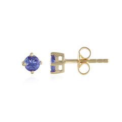Boucles d'oreilles en argent et Tanzanite