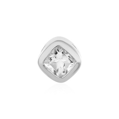 Pendentif en argent et Topaze blanche (MONOSONO COLLECTION)
