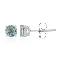 Boucles d'oreilles en argent et Zircon de Ratanakiri