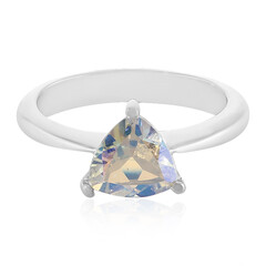 Bague en argent et Topaze arc-en-ciel