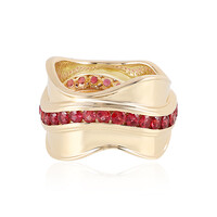 Bague en or et Rubis de Tanzanie (de Melo)
