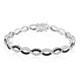 Bracelet en argent et Spinelle noir