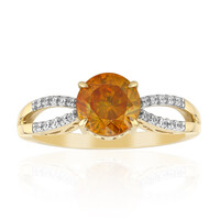 Bague en or et Sphalérite