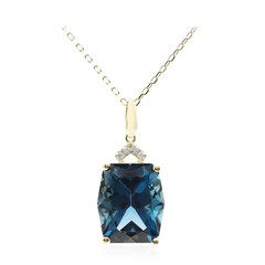 Collier en or et Topaze bleu de Londres (CIRARI)