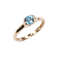 Bague en or et Zircon de Ratanakiri