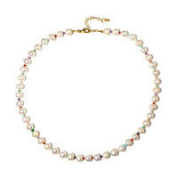 Collier en argent et Perle blanche de culture d'eau douce