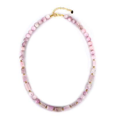 Collier en argent et Kunzite