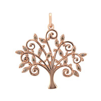 Pendentif en or et Diamant rose de France SI1 d'Argyle 