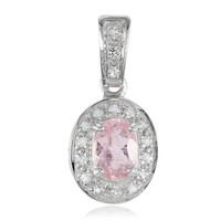 Pendentif en argent et Tourmaline cuprifère rose