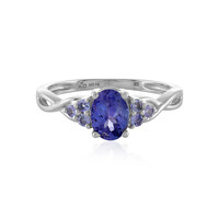 Bague en argent et Tanzanite