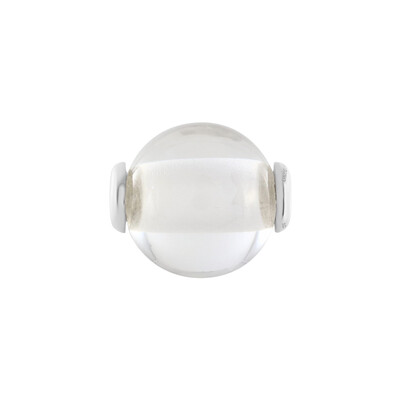 Pendentif en argent et Quartz blanc (MONOSONO COLLECTION)