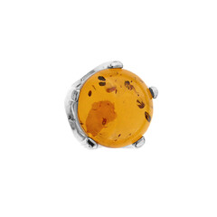 Pendentif en argent et Ambre baltique