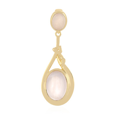 Pendentif en argent et Quartz rose