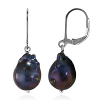 Boucles d'oreilles en argent et Perle de culture d'eau douce (TPC)