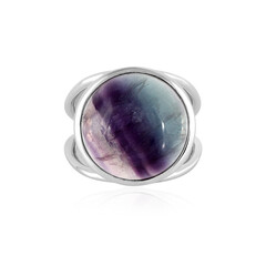 Bague en argent et Fluorite