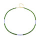 Collier en argent et Diopside de Russie