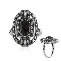 Bague en argent et Onyx noir