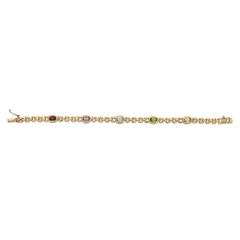 Bracelet en argent et Citrine