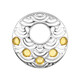 Pendentif en argent et Ambre baltique couleur citron (dagen)