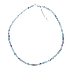 Collier en argent et Fluorite