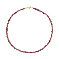 Collier en argent et Spinelle rouge noble