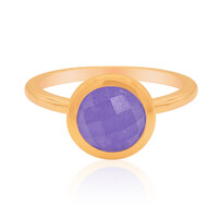 Bague en argent et Jade lavande
