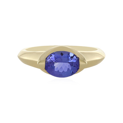 Bague en or et Tanzanite AAA (de Melo)