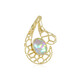 Pendentif en or et Opale Welo AAA (Ornaments by de Melo)