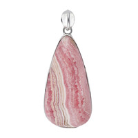 Pendentif en argent et Rhodochrosite (Bali Barong)