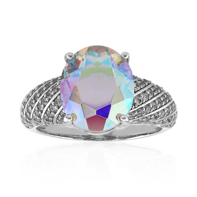 Bague en argent et Quartz Rayon de Lune