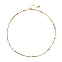 Collier en argent et Zircon jaune canari