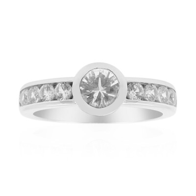 Bague en argent et Danburite