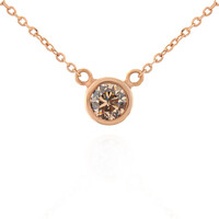 Collier en or et Diamant rose de France VS1 d'Argyle