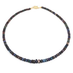 Collier en argent et Opale Mezezo