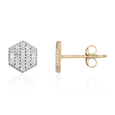 Boucles d'oreilles en or et Diamant I3 (I)