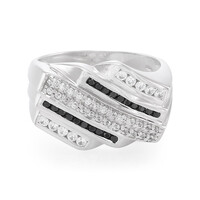 Bague pour homme en argent et Zircon