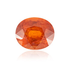  Grenat mandarine 43,1 ct (gemme et boîte de collection)