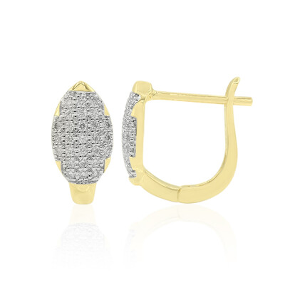 Boucles d'oreilles en or et Diamant SI2 (G) (Annette)