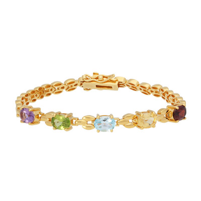Bracelet en argent et Améthyste