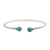 Bracelet en argent et Turquoise de Campitos (Anne Bever)
