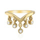 Bague en argent et Zircon (M de Luca)