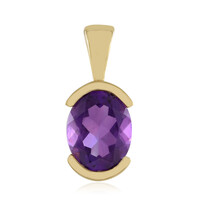Pendentif en argent et Améthyste de Zambie