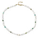 Collier en argent et Quartz blanc (Riya)